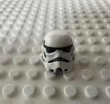 LEGO Minifigure, Headgear SW Stormtrooper Dark Bluish Gray Marks 42861pb02a