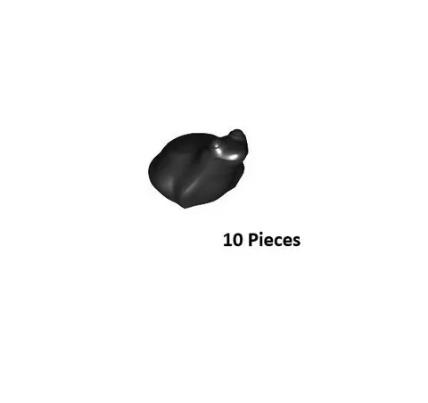 LEGO New Lot of 10 Black Frogs