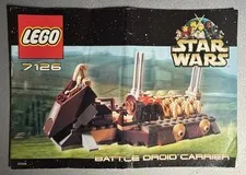 LEGO STAR WARS Battle Droid Carrier # 7126 Instructions Manual ONLY