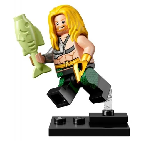 LEGO CMF DC Super Heroes Aquaman Minifigure Complete 71026 Trident