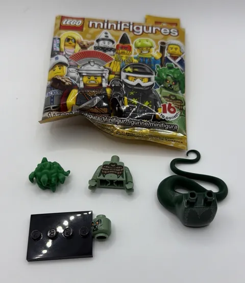 Lego Series 10 CMF Medusa Minifig, Open and Never Assembled