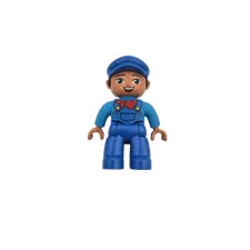 Lego® Duplo TRAIN Conductor Railwayman BLUE MODERN