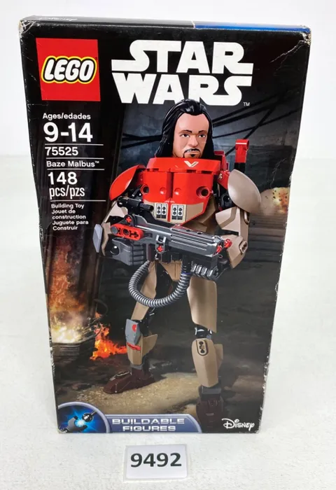 LEGO Star Wars 75525 Baze Malbus Buildable Figure 148pcs New in DAMAGED BOX