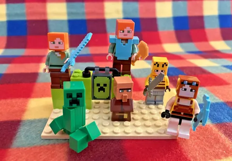 Lego minifgures Minecraft lot of 6