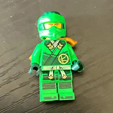 LEGO Minifigures Lot of 2 Ninja Minifigures Green Ninja & Red Armored no hair