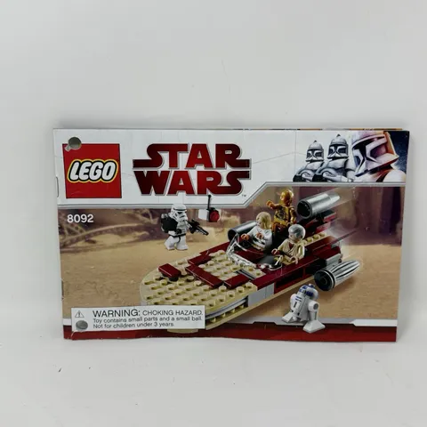 LEGO® Star Wars 8092 Luke's Landspeeder Instruction Manual Only!