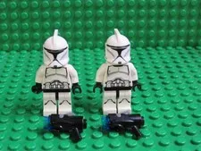 Lot 2 LEGO Star Wars sw0910 Clone Trooper Printed Legs Minifigures 75206 PC100