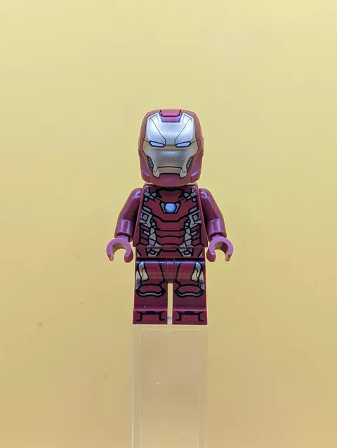 Iron Man sh1017 Mark 46 Armor, Large Helmet Visor Marvel Lego Minifigure