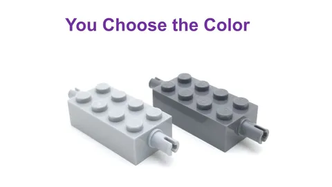 Lego 2x4 Brick with Pins You Choose the Color