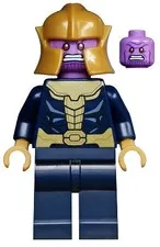 LEGO® Minifigure Super Heroes sh0696 Thanos Dark Blue Legs Plain Dark Blue Arms 