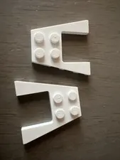 LEGO 43719 White Wedge, Plate 4 x 4 - 2 Pieces
