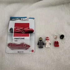 LEGO Nissan Nismo Racing Driver Minifigure w/ Helmet - Plastic Age 3+