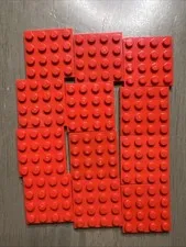Lego 3031 Red Plate 4x4 - 12 Pieces