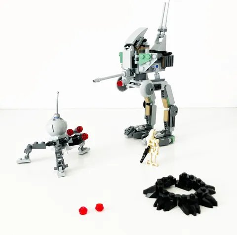 LEGO Star Wars Clone Scout Walker 20th Anniversary Edition (75261) Incomplete