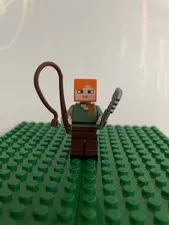 Lego Minecraft Alex Minifigure