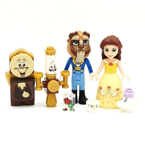 LEGO Disney Beauty & The Beast Princess Bundle Belle Lumiere Chip Mrs. Potts