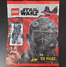 LEGO Star Wars TIE Pilot Minifigure Foil Pack 912410 Age 6+ (2024)