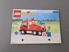 Lego Building Instructions 6670 System Rescue Rig Instruction Only