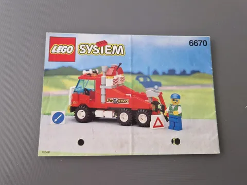 Lego Building Instructions 6670 System Rescue Rig Instruction Only