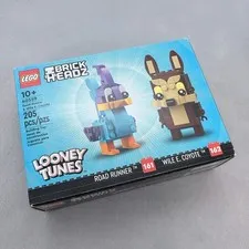 Lego (40559) Brick Headz Looney Tunes Road Runner & Wile E. Coyote NEW OPEN-BOX