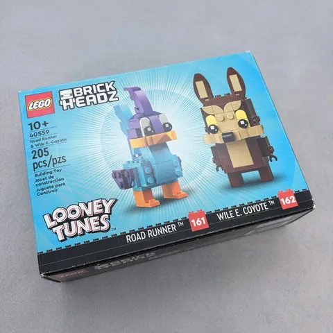 Lego (40559) Brick Headz Looney Tunes Road Runner & Wile E. Coyote NEW OPEN-BOX