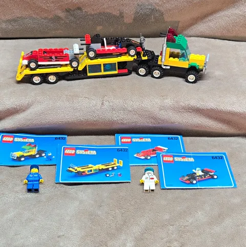 LEGO Town Racing 6432 Speedway Transport  w/Instructions (missing 1pc. 1 tool)