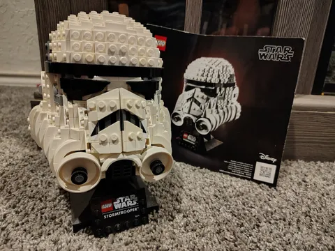 LEGO Star Wars: Stormtrooper Helmet (75276) With Instructions Used Please Read