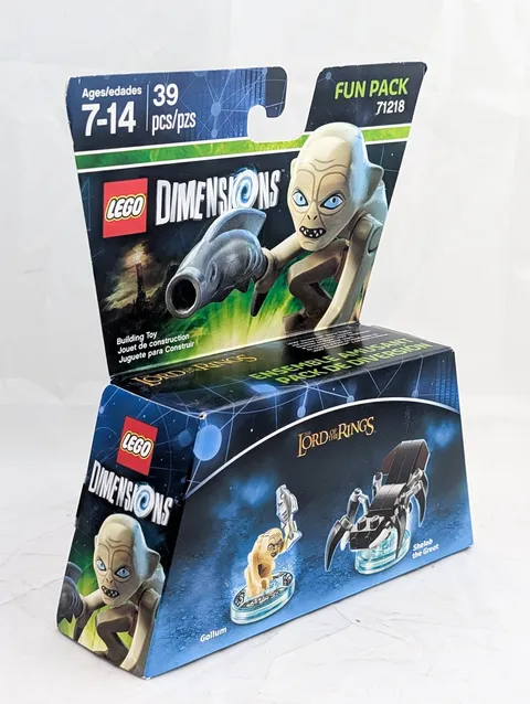 LEGO Dimensions 71218 LOTR Gollum Fun Pack Shelob the Great New Sealed