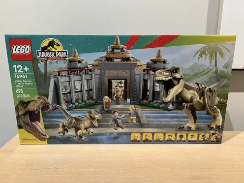 LEGO Jurassic World: Visitor Center: T. Rex & Raptor Attack (76961) NEW SEALED