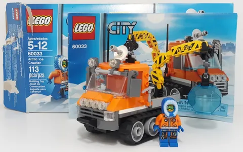 Lego Town City Arctic Ice CrawlerSet 60033 Complete W Minifigure Manual And Box