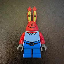 LEGO Mr. Krabs Minifigure SpongeBob SquarePants TV Character Figure