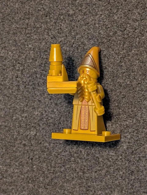 Lego The Architect Of Hogwarts Minifigure Harry Potter Gold Figure