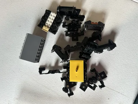 8 Lego City Train Car Wheels Fits RC  Track Sets Black ,Battery Box, Magnets
