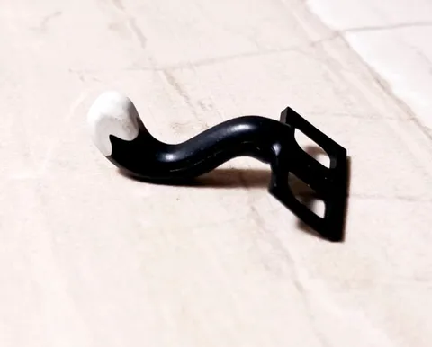 New LEGO Black Cat Tail Long Curved Up Fits Legs Animal Creature Body Part Fun