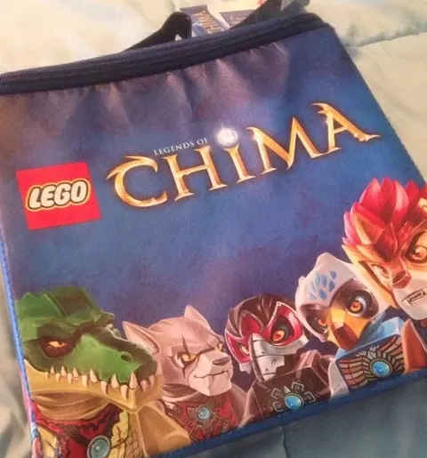 Lego - Legends Of Chima Zipbin Battle Storage Case - NWT!