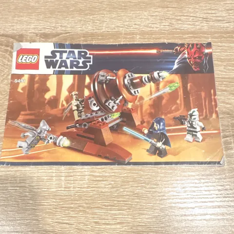 LEGO Star Wars Geonosian Cannon 9491 Instruction Manual Booklet Illustrated 2012