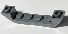 LEGO® 52501 Slope, Inverted 45 6 x 1 Double with 1 x 4 Cutout Dark Bluish Gray