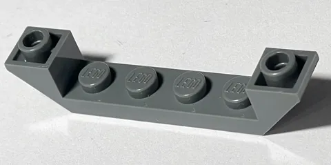 LEGO® 52501 Slope, Inverted 45 6 x 1 Double with 1 x 4 Cutout Dark Bluish Gray
