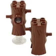 2 New LEGO Tree Camo Costume for Minifig - 35827 Reddish Brown - 35827