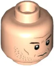 LEGO® Part 3626pb2927 - Minifigure, Head Beard Stubble, (Gar Saxon)