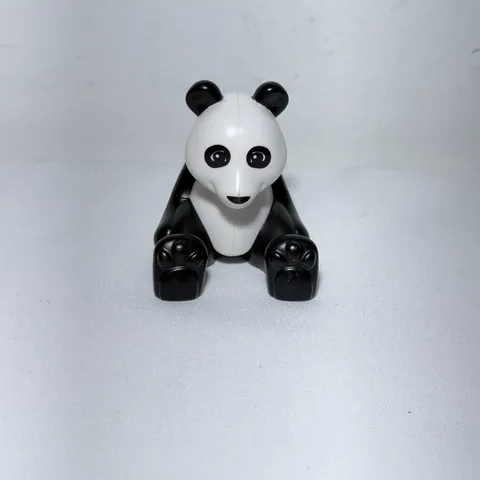 Lego Duplo Adult Panda Bear Chinese Animal Zoo White & Black Teddy Bear