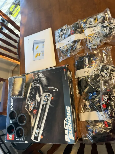 LEGO Technic 42111 Dom’s Dodge Charger Open Box Sealed Bags Complete Manual