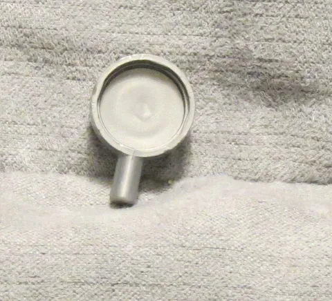 Lego Frying Pan in Flat Silver/Dark Grey 4528