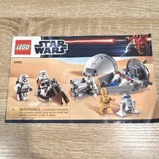 LEGO Star Wars Droid Escape 9490 Instruction Manual Booklet Illustrated WIN 2012