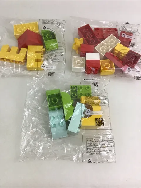 Lego Duplo Mixed Blocks Replacement 24pcs Different Sizes/Color Sealed New