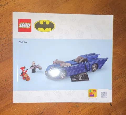 LEGO Batmobile 76274 Batman Illustrated Instruction Manual Booklet English