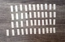 45 pieces White Genuine Lego 1 x 3 plates Part 3623 WYSIWYG IRL u receive 45 pcs
