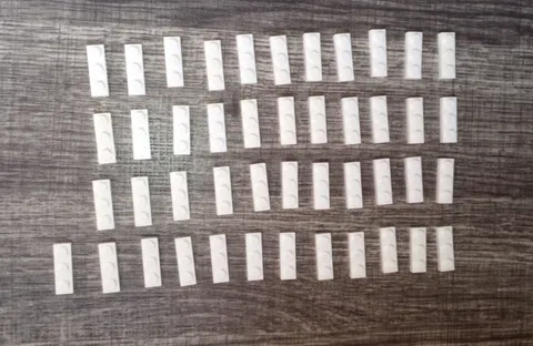 45 pieces White Genuine Lego 1 x 3 plates Part 3623 WYSIWYG IRL u receive 45 pcs