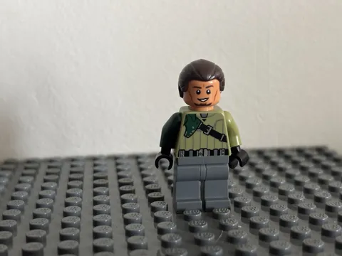 Lego Star Wars Kanan Jarrus Minifigure 75053 Dark Brown Hair