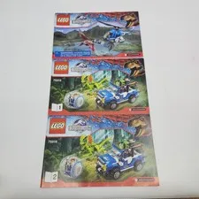 Lego Jurassic World 75916 Dilophosaurus Ambush 1 2 #75915 Pteranodon Capture